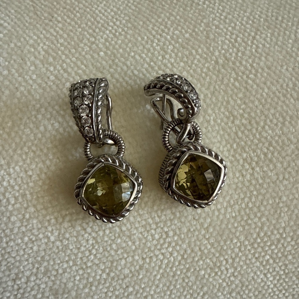 Elegant Silver and Gold Earrings